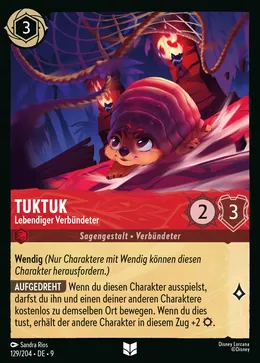 Tuktuk - Lebendiger Verbündeter