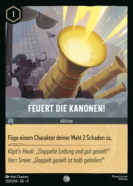 Feuert die Kanonen!