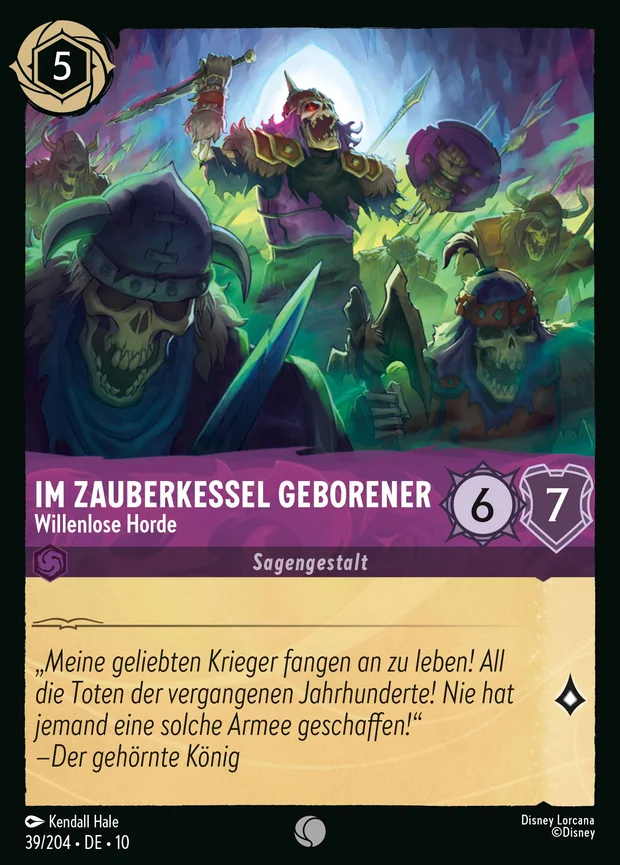 Im Zauberkessel Geborener - Willenlose Horde