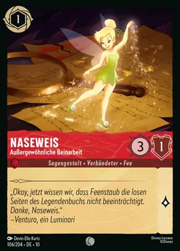 Naseweis - Außergewöhnliche Beinarbeit