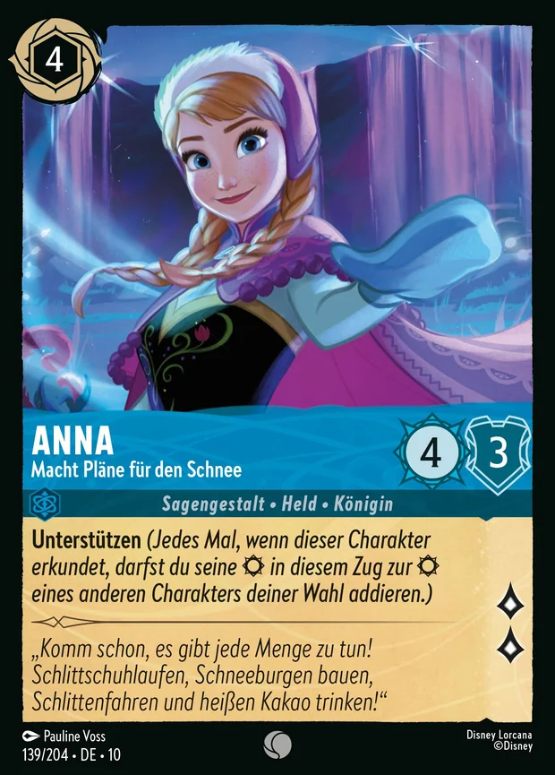 Anna - Macht Pläne für den Schnee