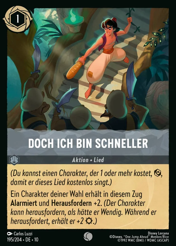 Doch ich bin schneller