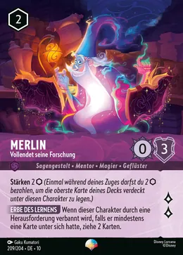 Merlin - Vollendet seine Forschung