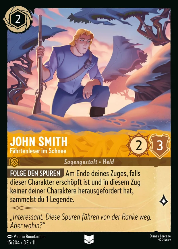 John Smith - Fährtenleser im Schnee