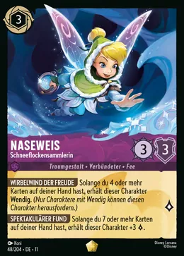 Naseweis - Schneeflockensammlerin