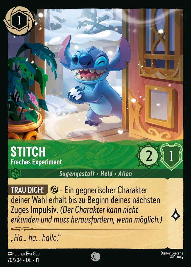 Stitch - Freches Experiment