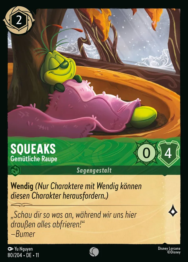 Squeaks - Gemütliche Raupe