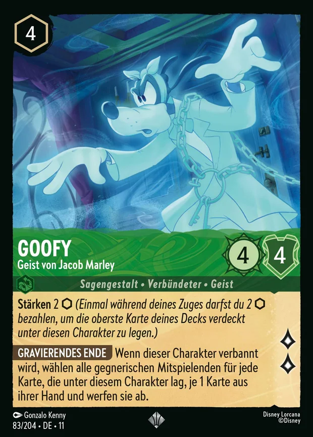 Goofy - Geist von Jacob Marley