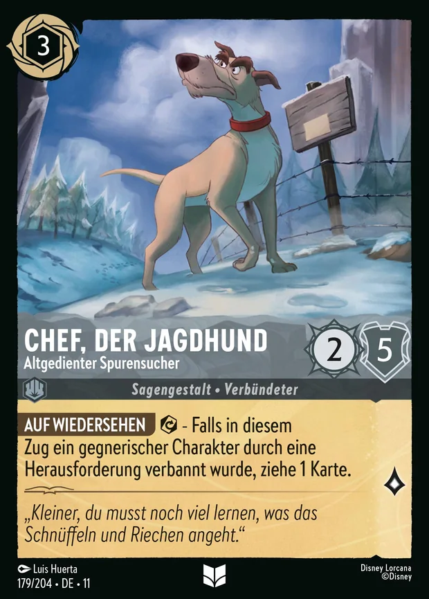 Chef, der Jagdhund - Altgedienter Spurensucher