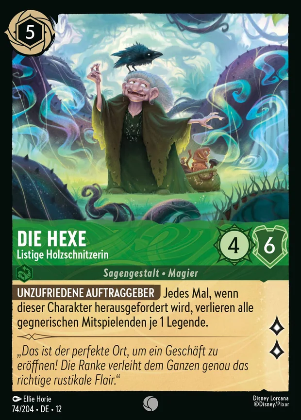 Die Hexe - Listige Holzschnitzerin