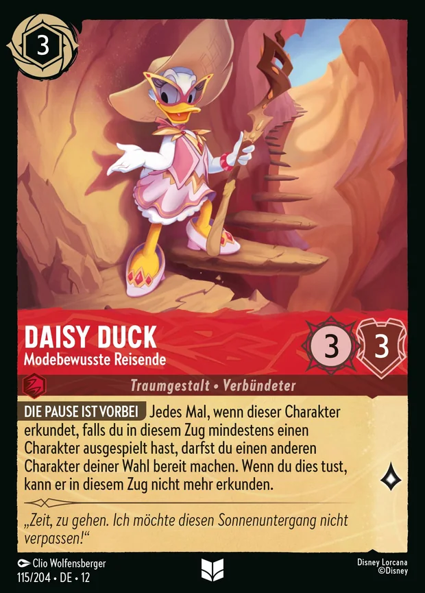 Daisy Duck - Modebewusste Reisende