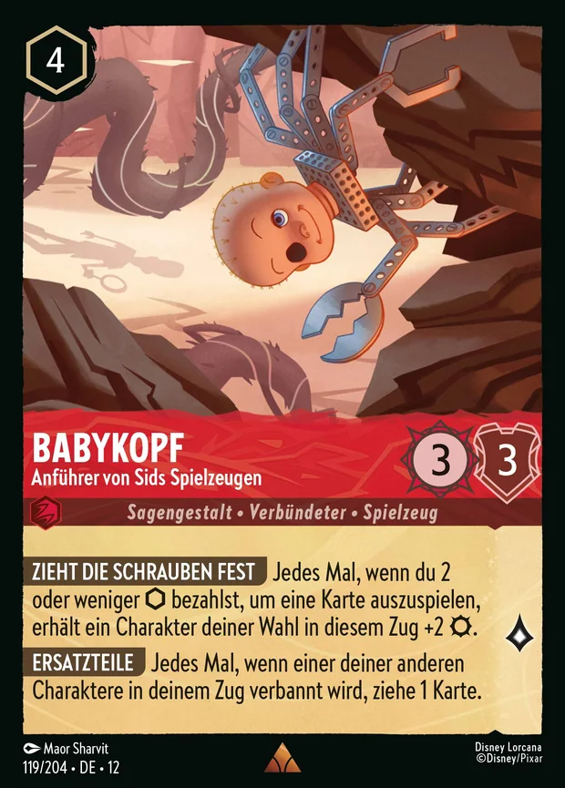 Babykopf - Anführer von Sids Spielzeugen