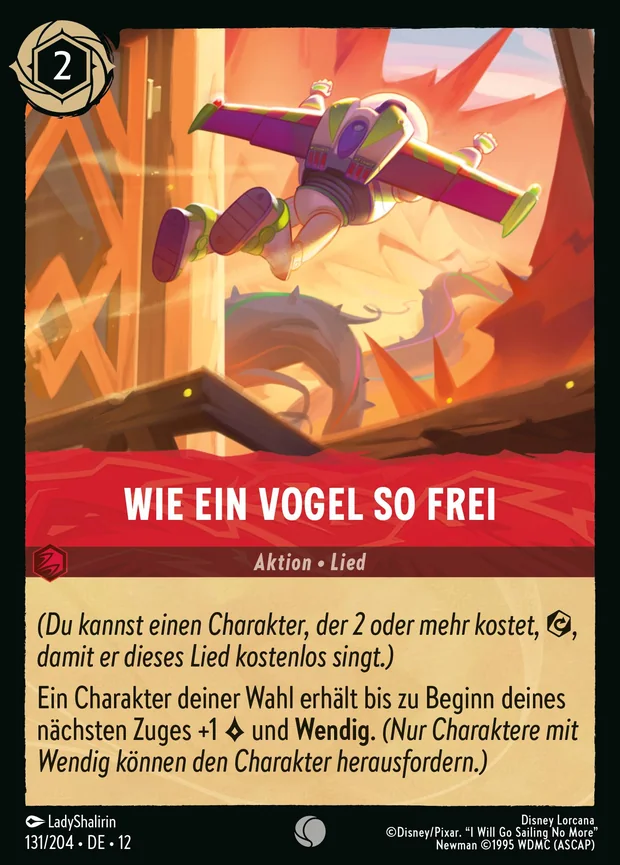 Wie ein Vogel so frei