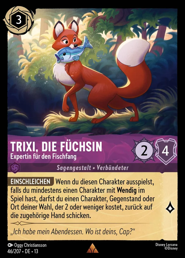 Trixi, die Füchsin - Expertin für den Fischfang