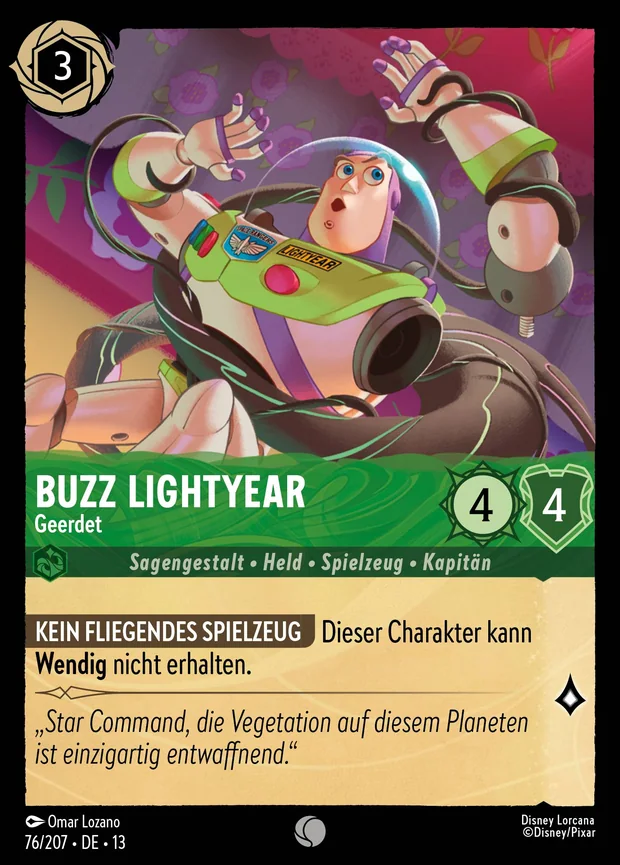 Buzz Lightyear - Geerdet