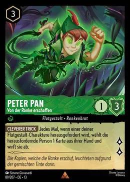 Peter Pan - Von der Ranke erschaffen