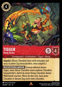 Tigger - Honig-Barbar