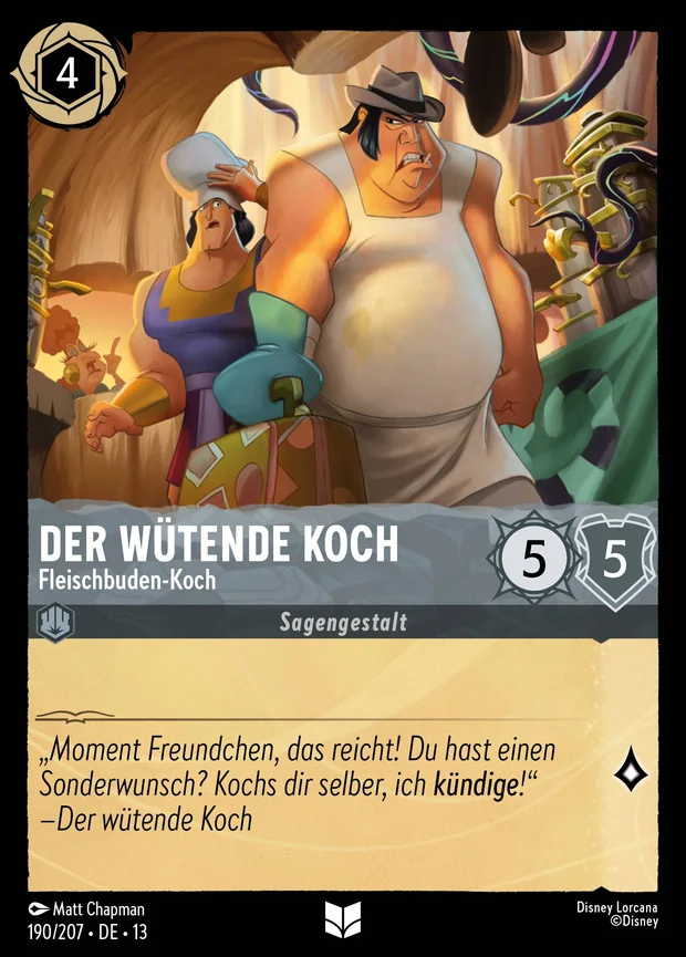 Der wütende Koch - Fleischbuden-Koch