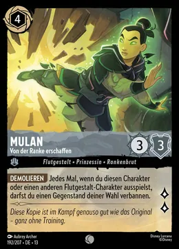 Mulan - Von der Ranke erschaffen