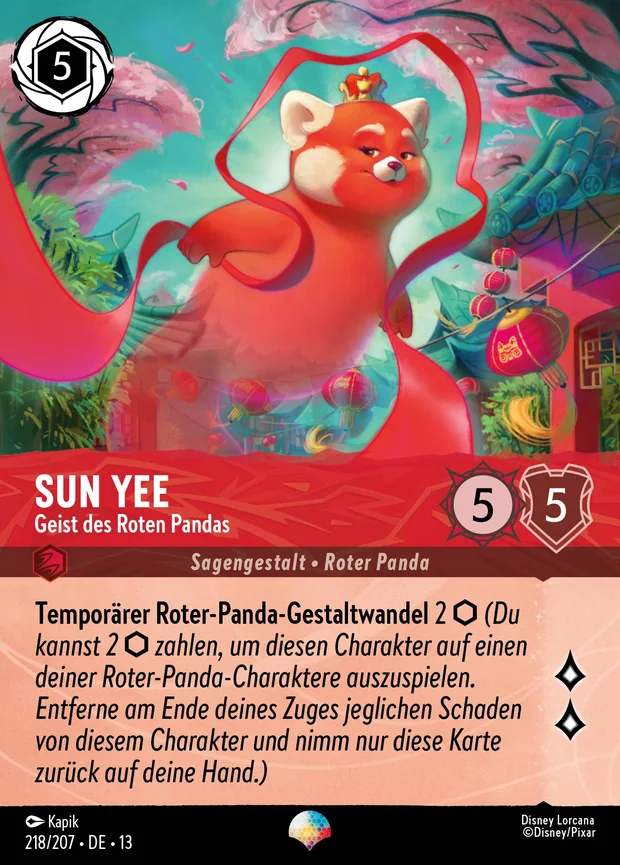 Sun Yee - Geist des Roten Pandas