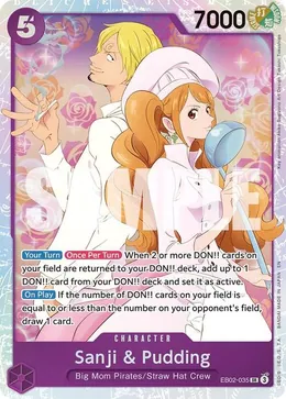 Sanji & Pudding