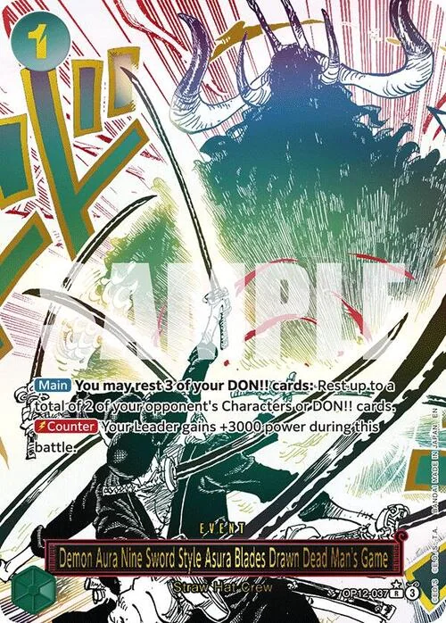 Demon Aura Nine Sword Style Asura Blades Drawn Dead Man's Game