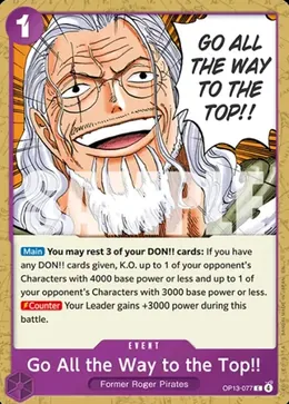 Go All the Way to the Top!!