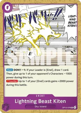 Lightning Beast Kiten