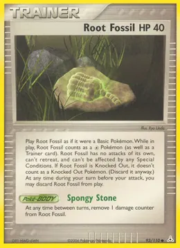 Wurzelfossil