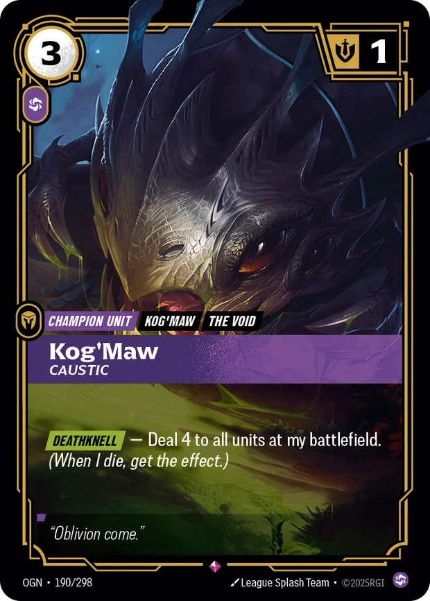 Kog'Maw - Caustic