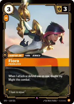 Fiora - Peerless
