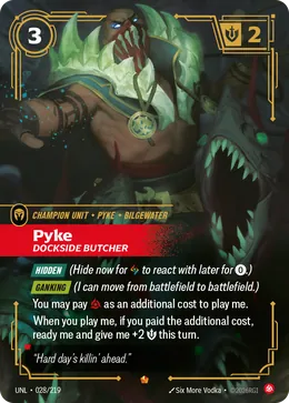 Pyke - Dockside Butcher