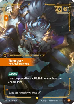 Rengar - Trophy Hunter