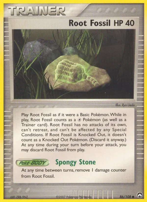 Wurzelfossil